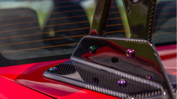 Dress Up Bolts Titanium Hardware Wing Kit Varis GT-Wing Euro Edition - 2015-2021 Subaru STI